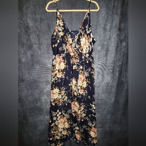 ✨️3/$15✨️ SHEIN Curve Navy Floral Maxi Dress